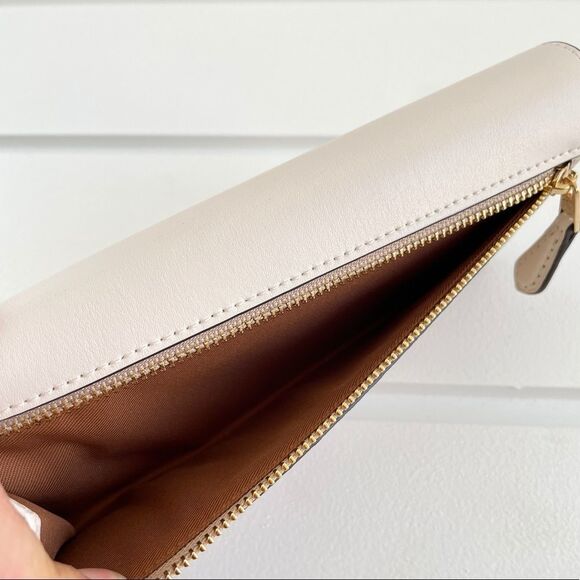 Coach Slim Envelope Wallet In Signature Canvas With Daisy Print New with tags - Picture 16 of 16